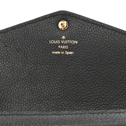 Louis Vuitton Empreinte Sarah Wallet NM Black 6 of 7