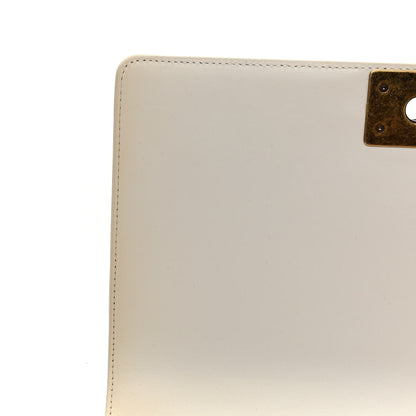 Chanel Sequin Canvas New Medium Cuba Boy Flap White Blue Red 13 of 18