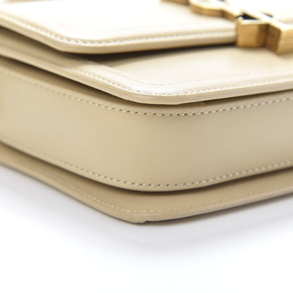 Saint Laurent Smooth Calfskin Small Solferino Satchel Ivory Natural 8 of 11