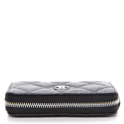Chanel Caviar Quilted Zip Coin Purse Black 8 of 8