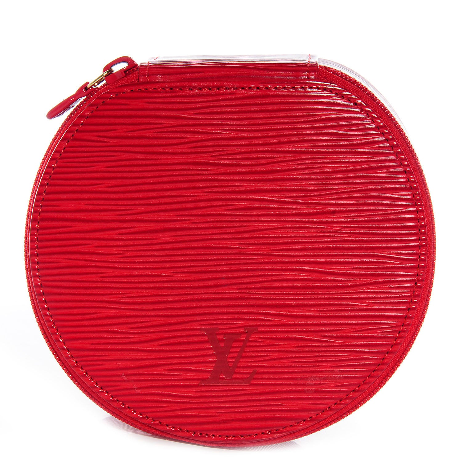 Louis Vuitton Epi Ecrin Bijoux 12cm Jewelry Box Case Rouge 1 of 7