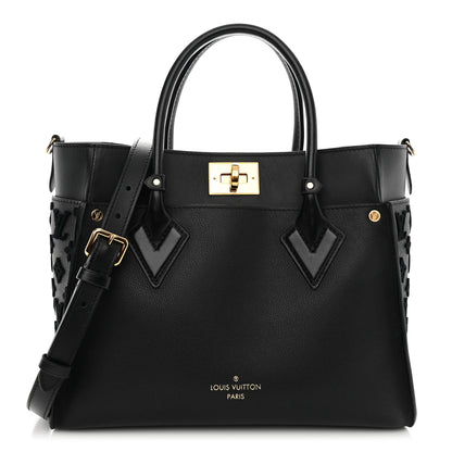 Louis Vuitton Calfskin Monogram Tufting On My Side Black 1 of 11