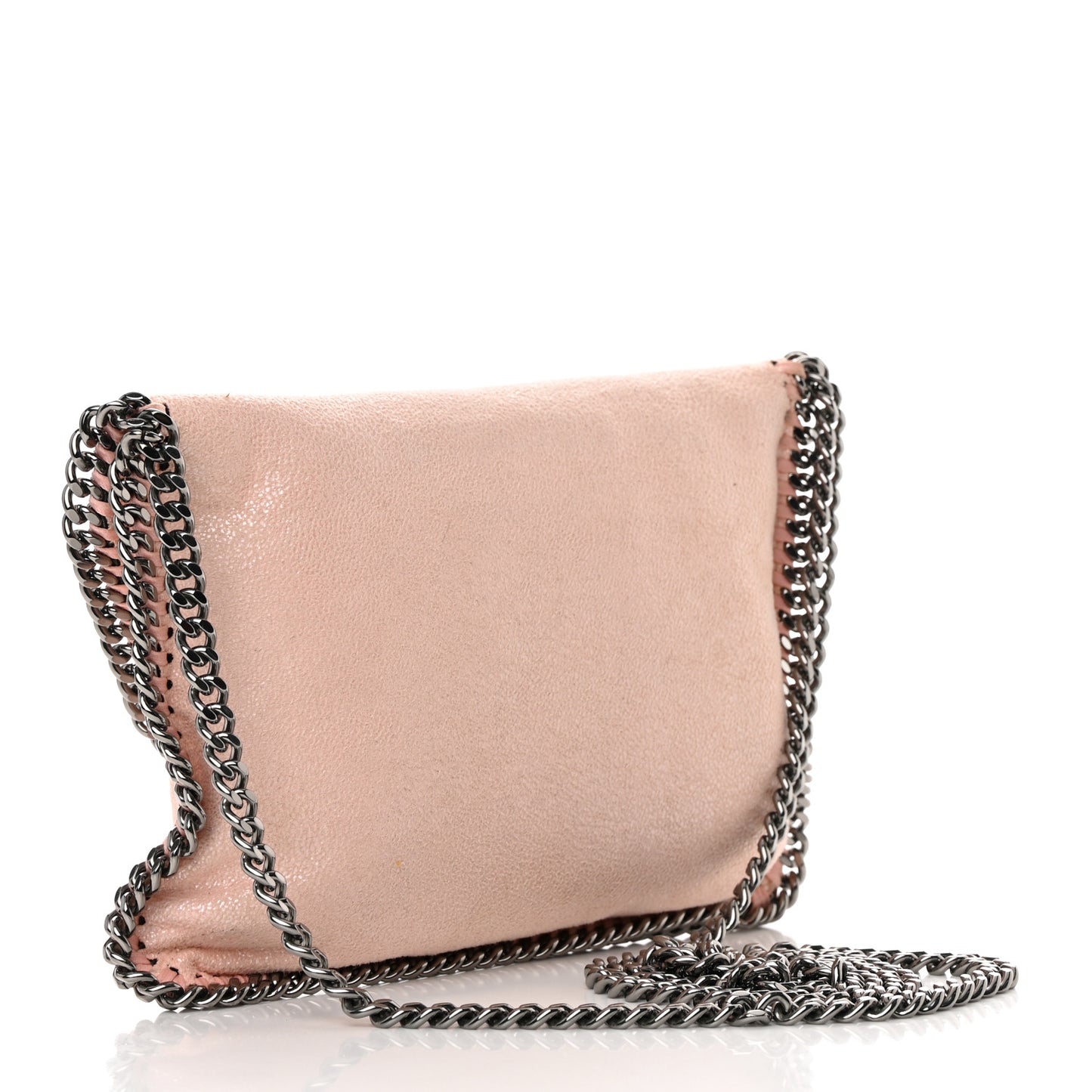 STELLA MCCARTNEY Shaggy Deer Mini Falabella Crossbody Bag Powder
