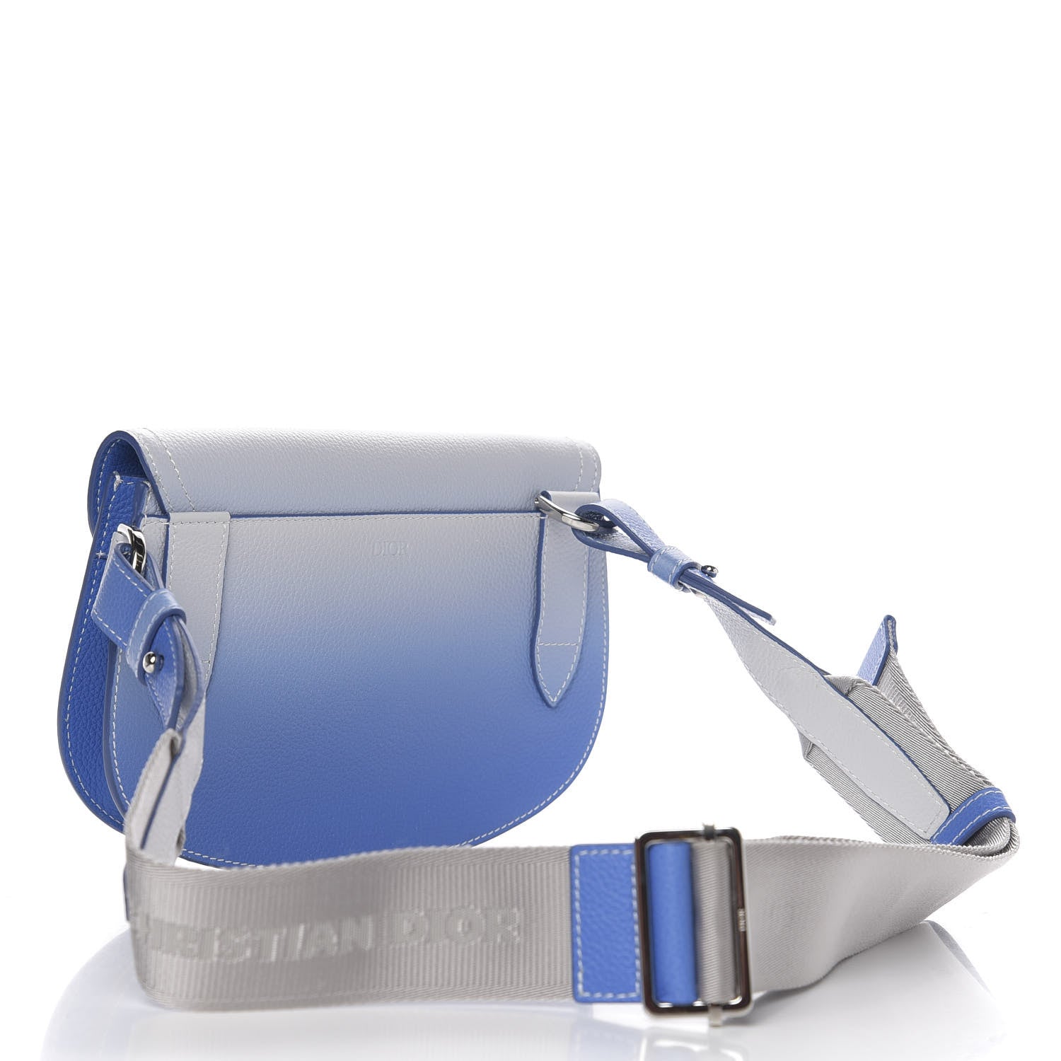 Christian Dior X KAWS Grained Calfskin Saddle Pouch 2 of 10