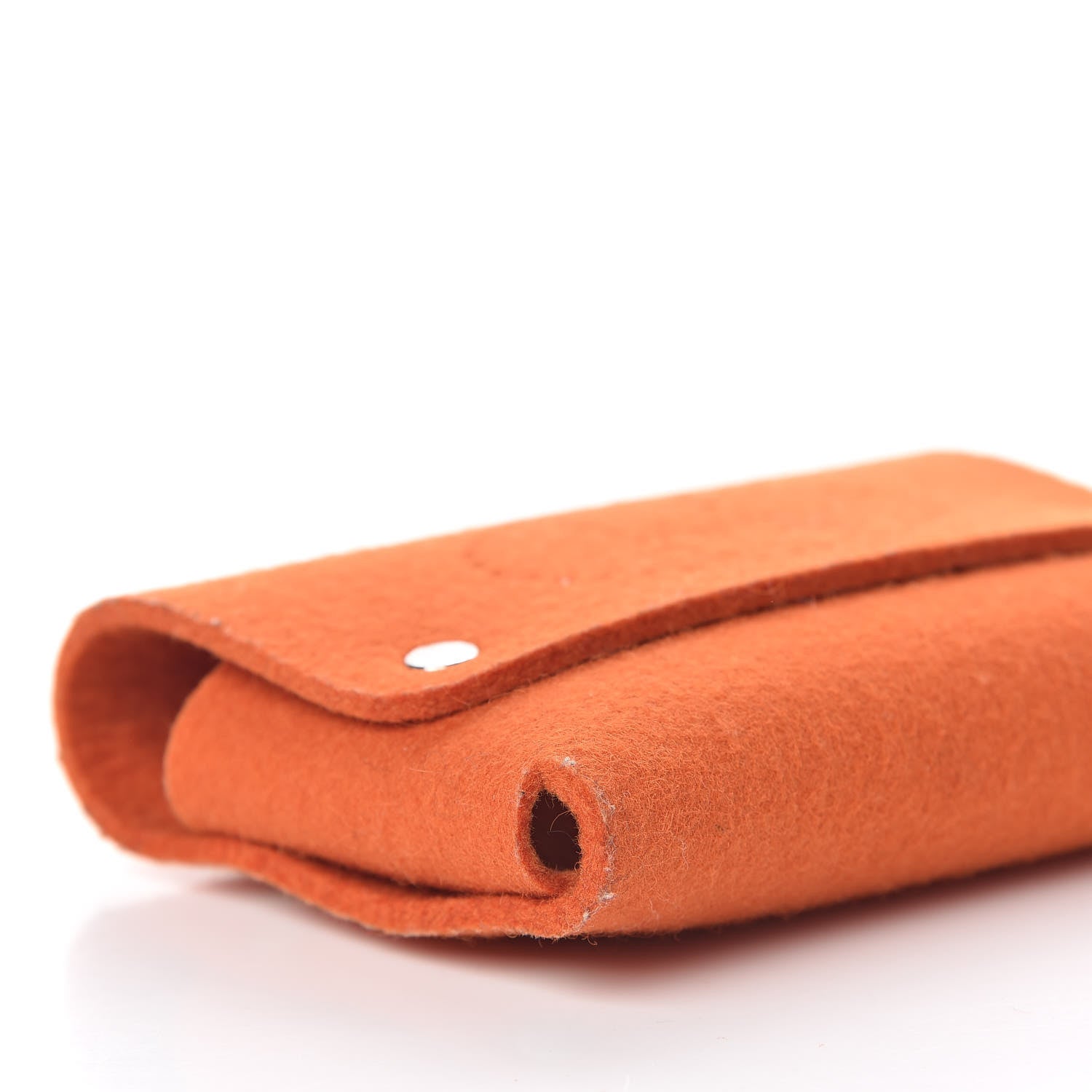 Hermes Felt Mises et Relances Playing Cards Holder Orange 7 of 10
