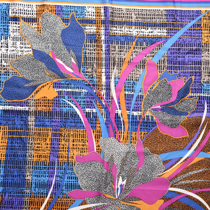 Christian Dior Silk Floral Scarf 4 of 5