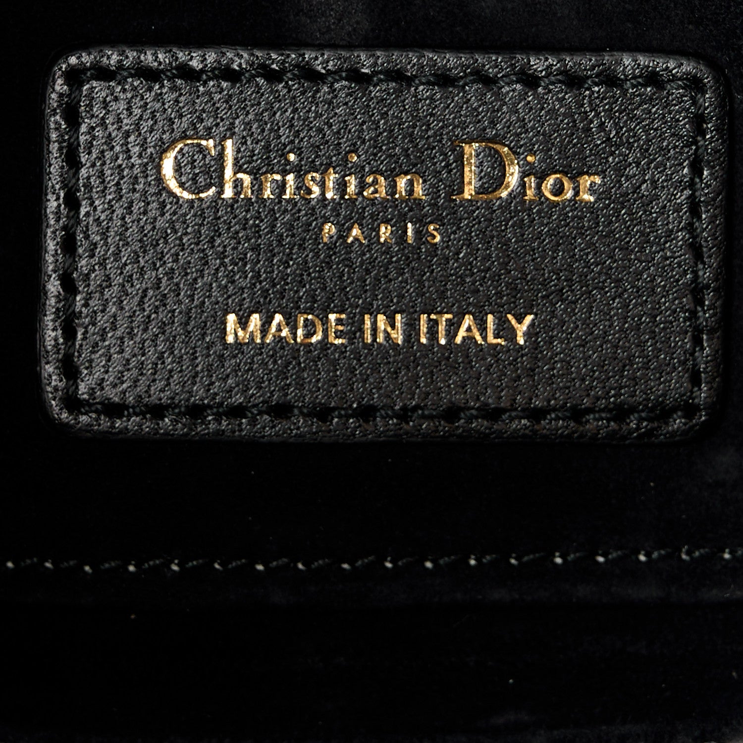 Christian Dior Lambskin Cannage Small Lady D-Joy Black 6 of 10
