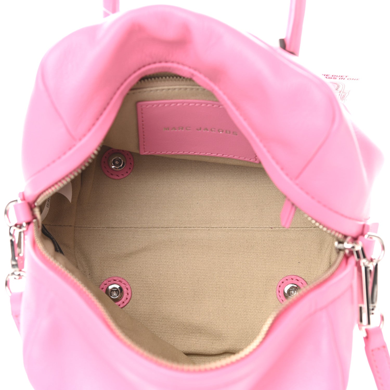 Marc Jacobs Calfskin The Duet Mini Satchel Morning Glory 6 of 19