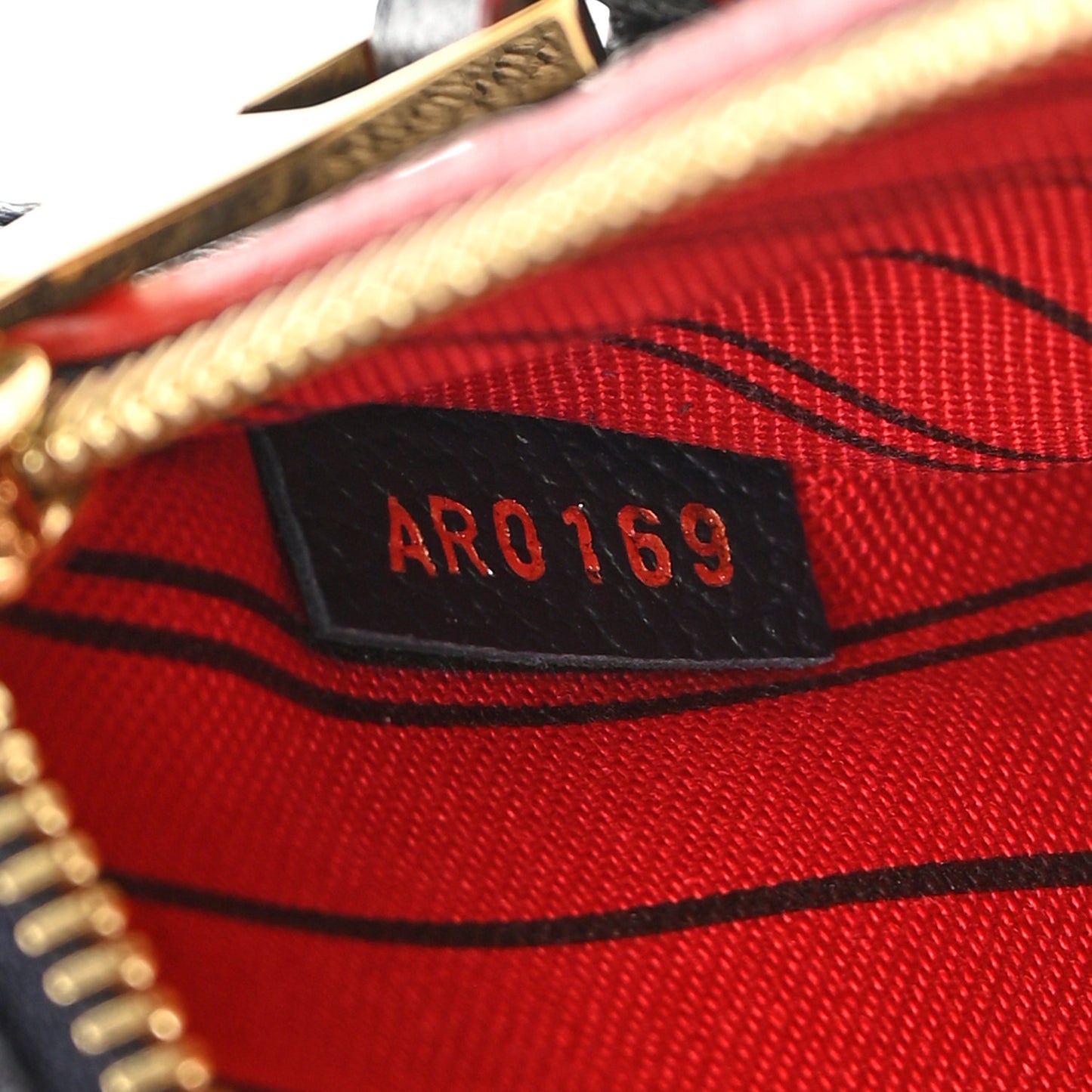 Empreinte Pochette Metis Marine Rouge