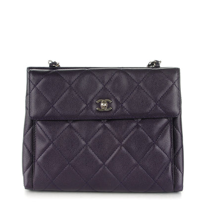 Chanel Caviar Quilted Flap Shoulder Bag Purple 1 of 9