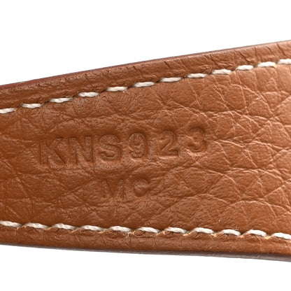 Hermes Taurillon Clemence Lindy 26 Gold 7 of 11