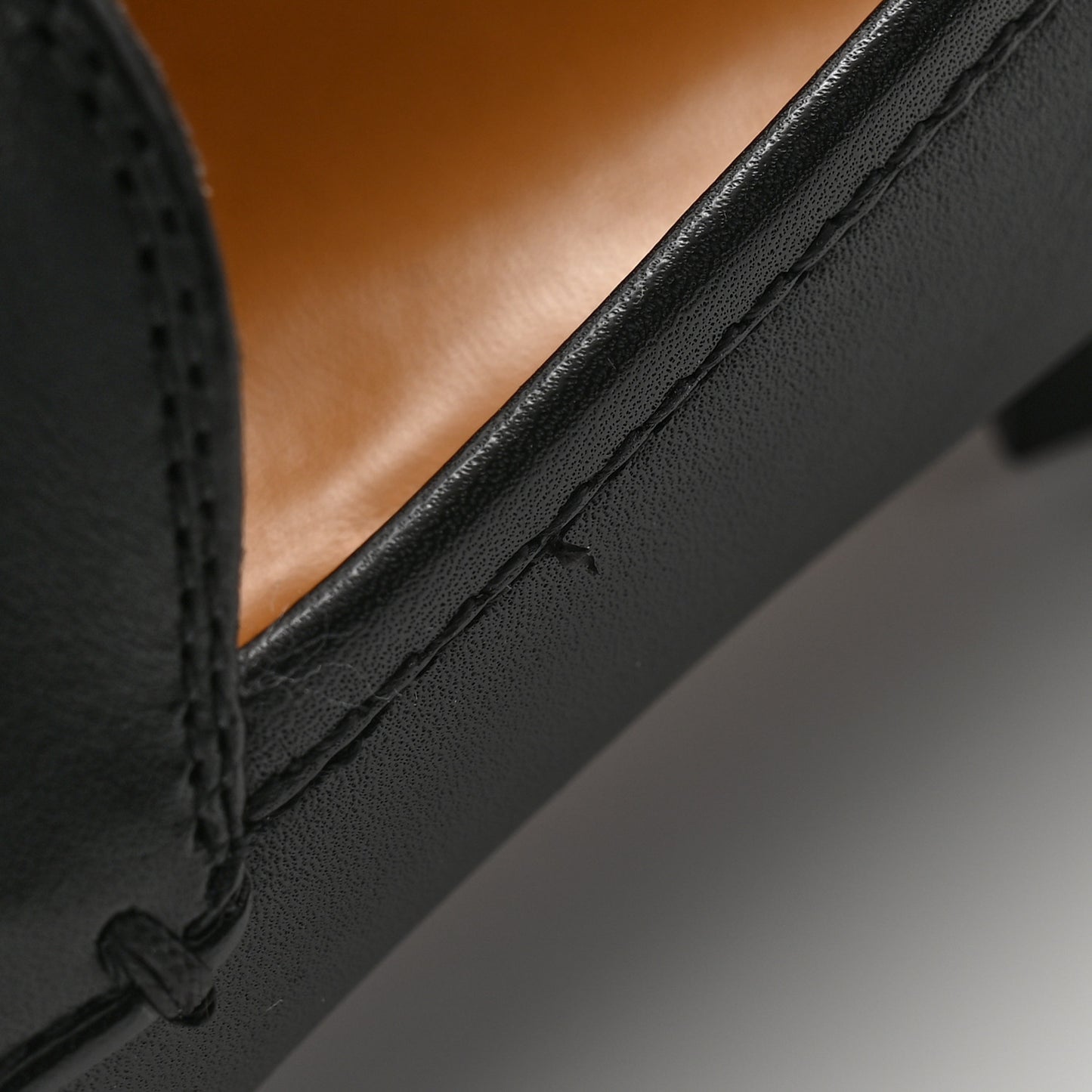 Calfskin Womens Jordaan Loafers 38.5 Black