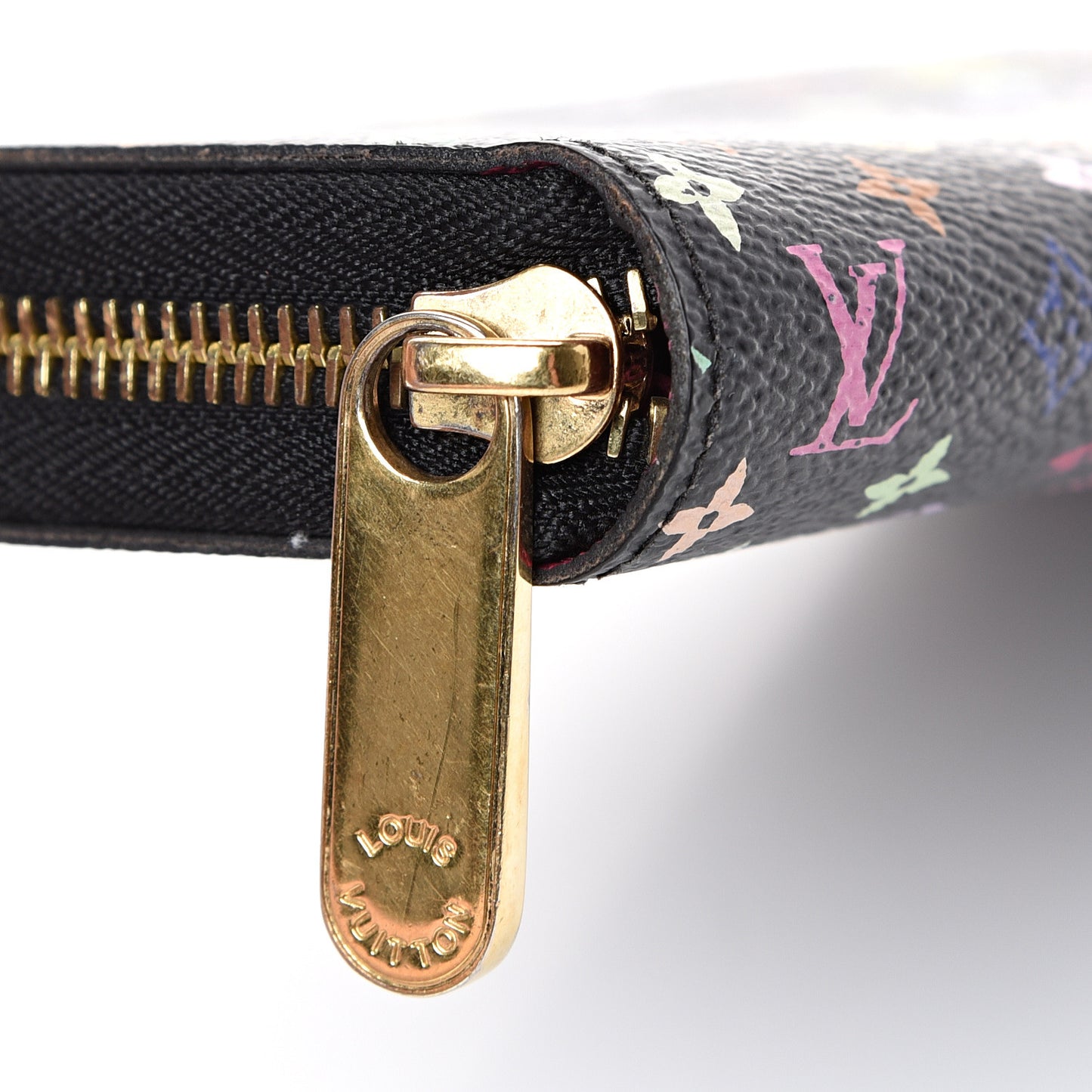 Monogram Multicolor Zippy Wallet Black Grenade