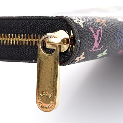 Louis Vuitton Monogram Multicolor Zippy Wallet Black Grenade 9 of 9