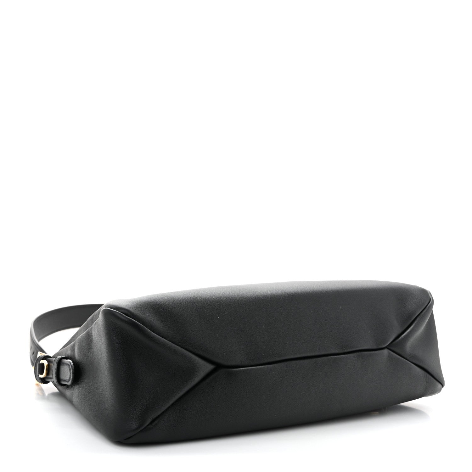 Prada Soft Calfskin Large Aimée Shoulder Bag Black 4 of 10