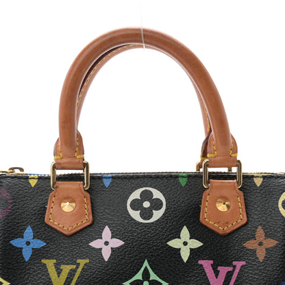 Louis Vuitton Monogram Multicolor Mini Sac HL Speedy Black 7 of 10