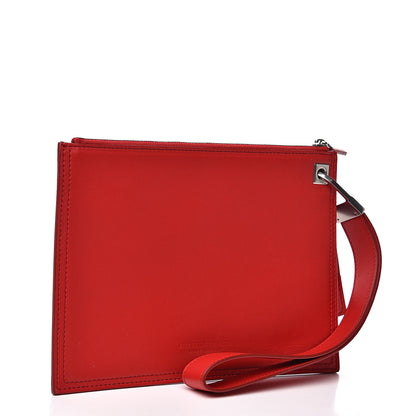 Bottega Veneta Nappa Maxi Intreccio Small Pouch Bright Red 2 of 6