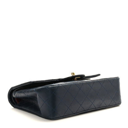 Chanel Lambskin Quilted Small Double Flap Navy 4 of 14
