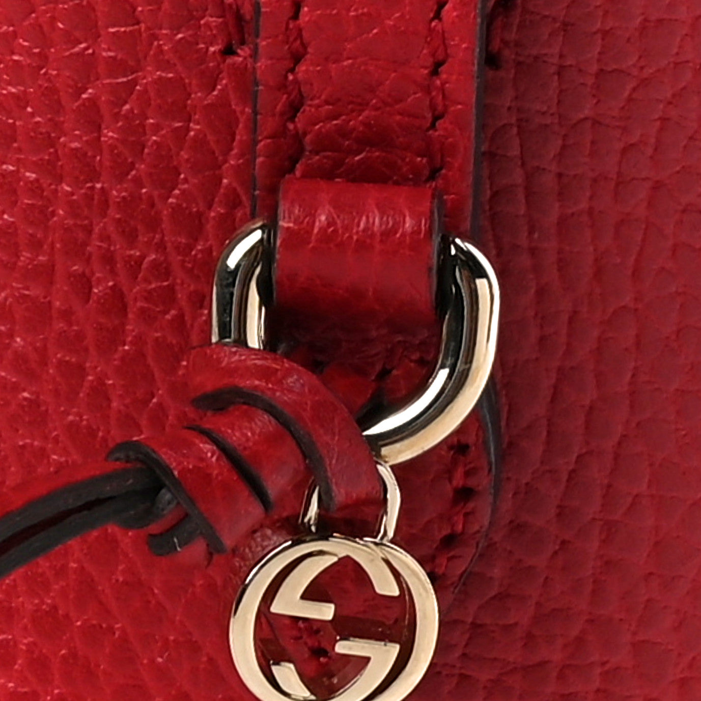 Monogram Mini Bree Messenger Bag Red