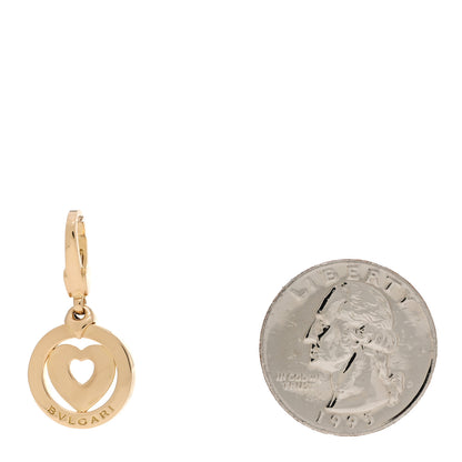 Bulgari 18K Yellow Gold Tondo Heart Charm 2 of 3