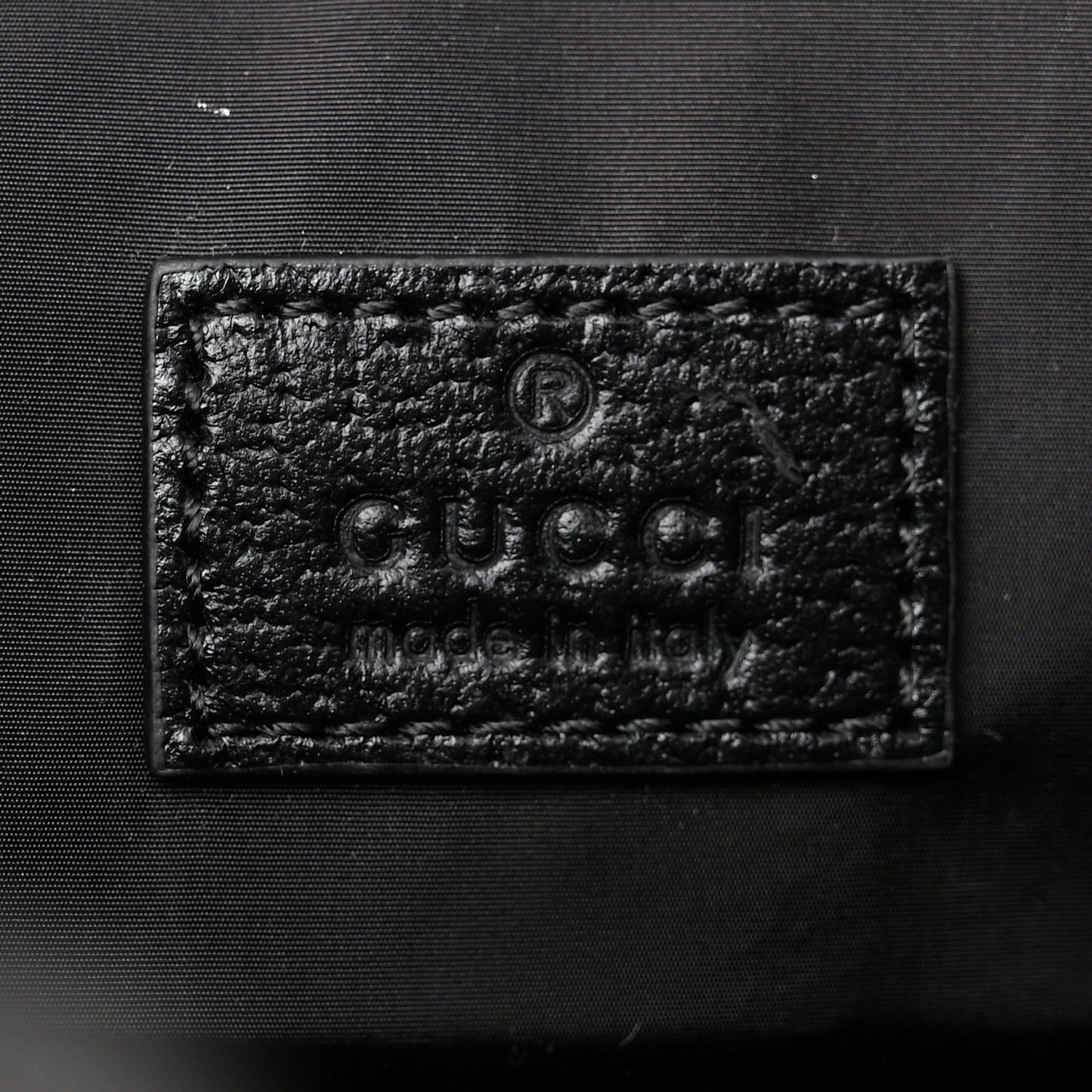 GG Crystal Monogram Web Backpack Black