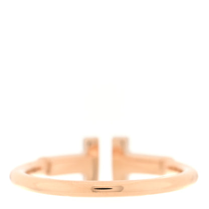Tiffany 18K Rose Gold T Wire Ring 51 5.75 3 of 5