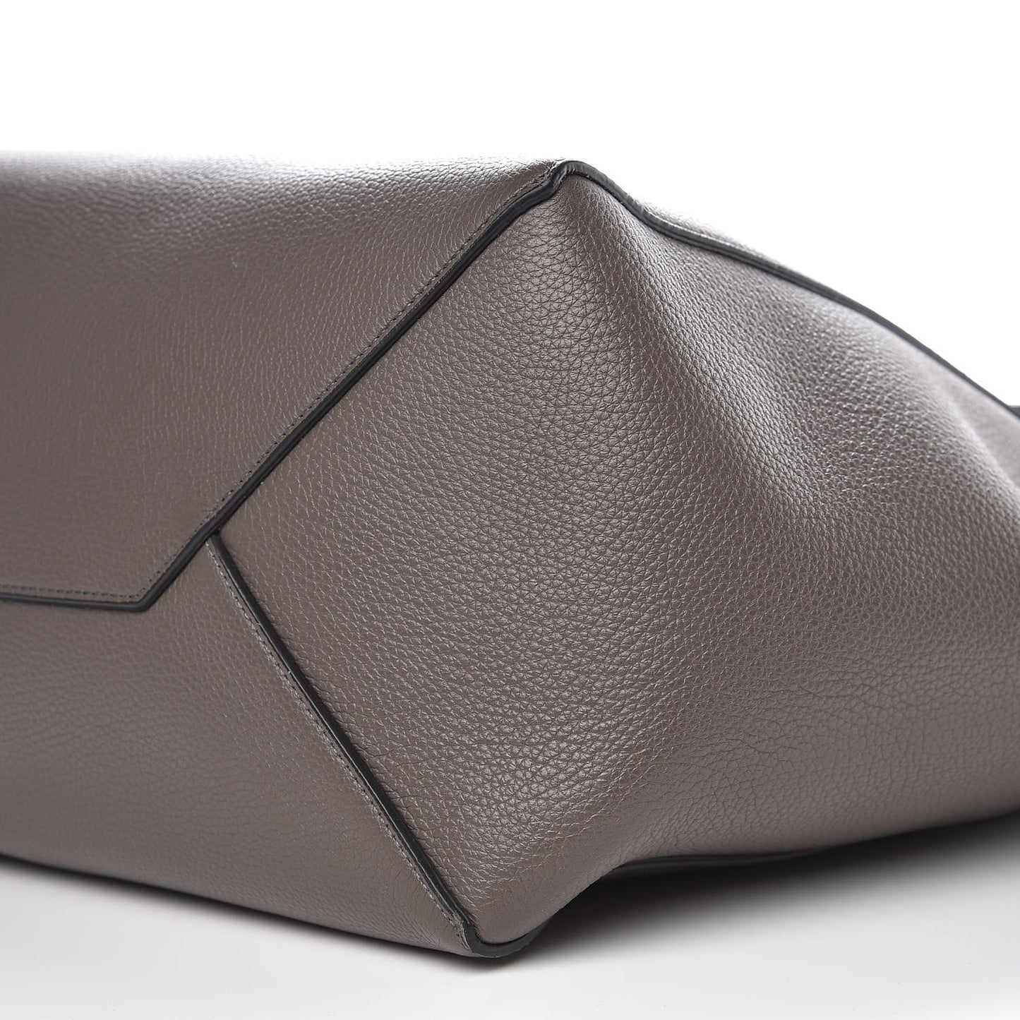 Soft Grained Calfskin Small Belt Cabas Phantom Taupe