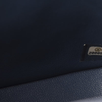 Chanel Caviar Quilted Mini Square Flap Dark Blue 9 of 11