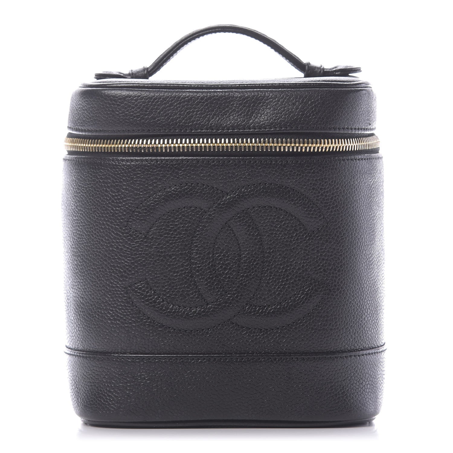Chanel Caviar Cosmetic Vanity Bag Black 1 of 11