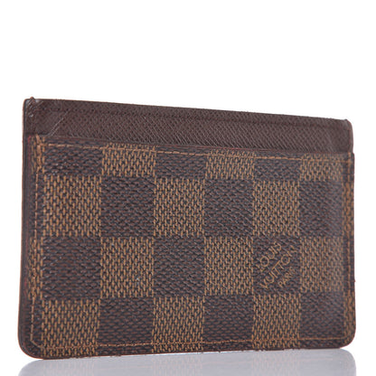 Louis Vuitton Damier Ebene Simple Card Holder 3 of 7