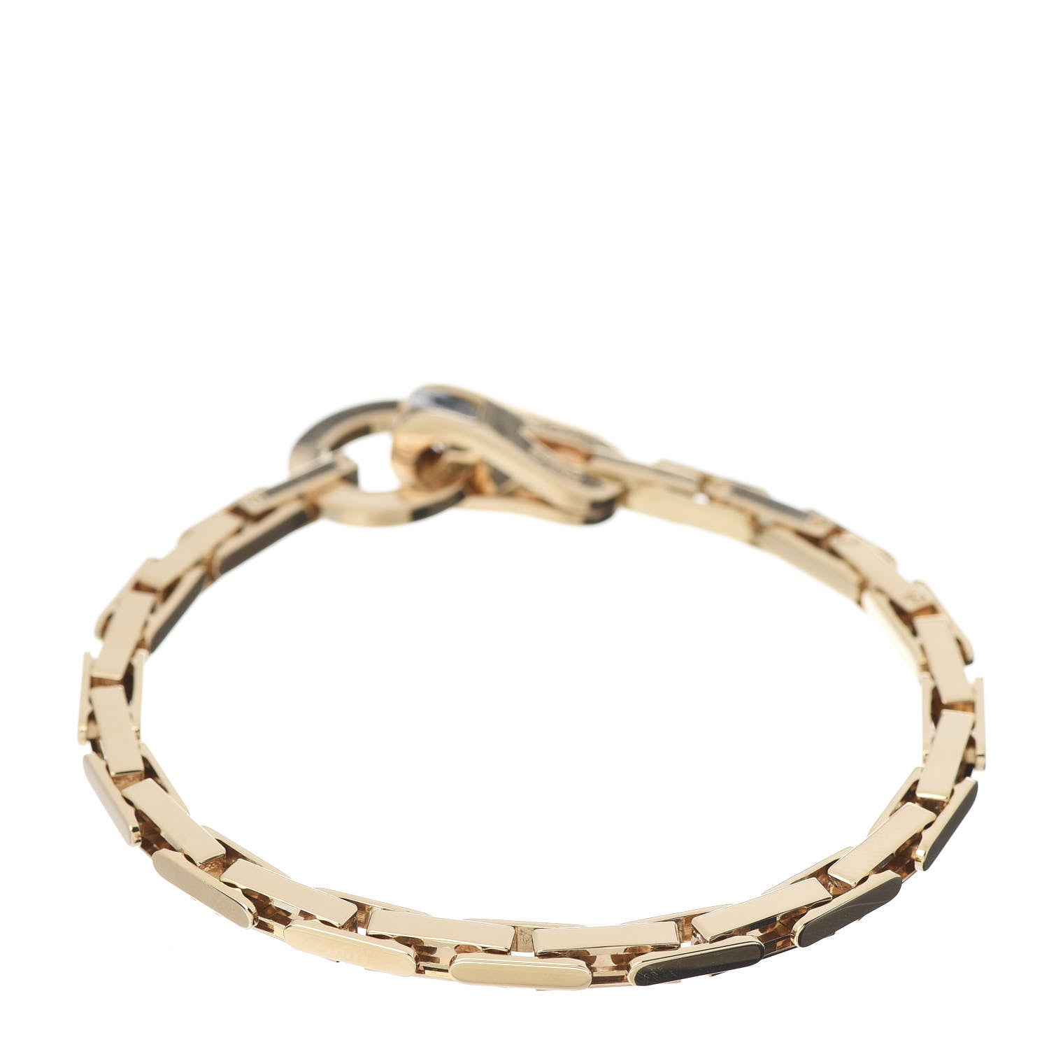 Cartier 18K Yellow Gold Agrafe Link Bracelet 3 of 4