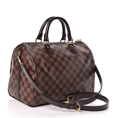 Louis Vuitton Damier Ebene Speedy Bandouliere 30 3 of 8