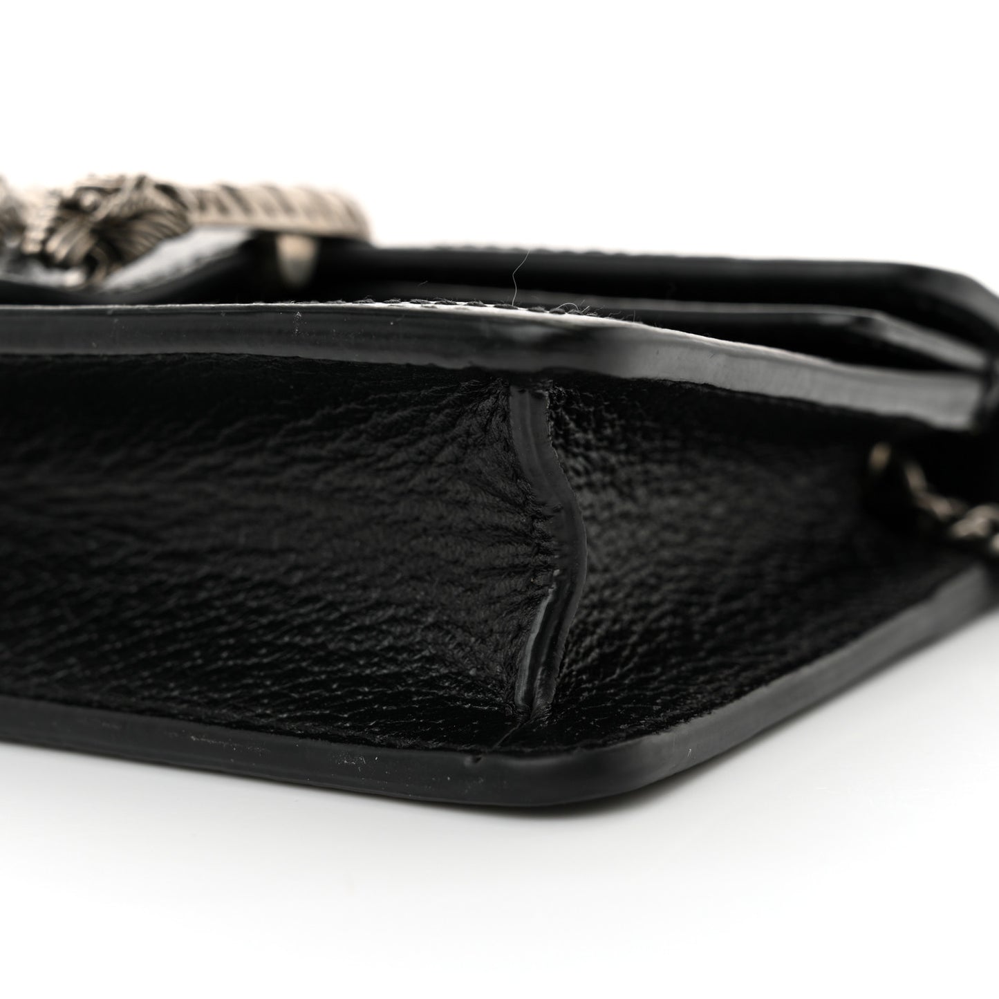 Jacquard Black Denim GG Monogram Super Mini Dionysus Shoulder Bag Black Ivory