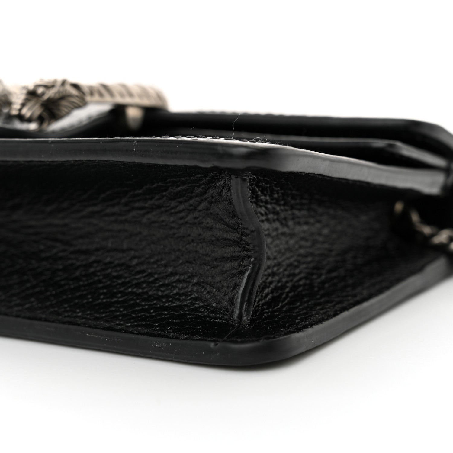 Gucci Jacquard Black Denim GG Monogram Super Mini Dionysus Shoulder Bag Black Ivory 9 of 10