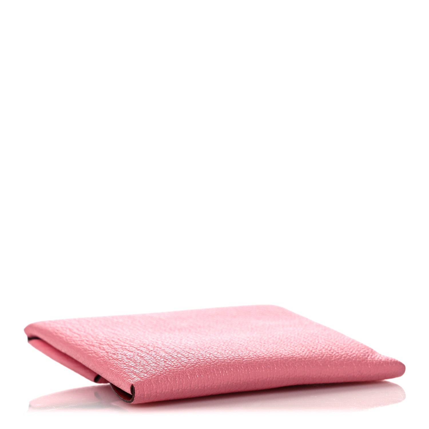 Hermes Chevre Mysore Verso Bastia Coin Purse Rose Confetti Brique 4 of 8