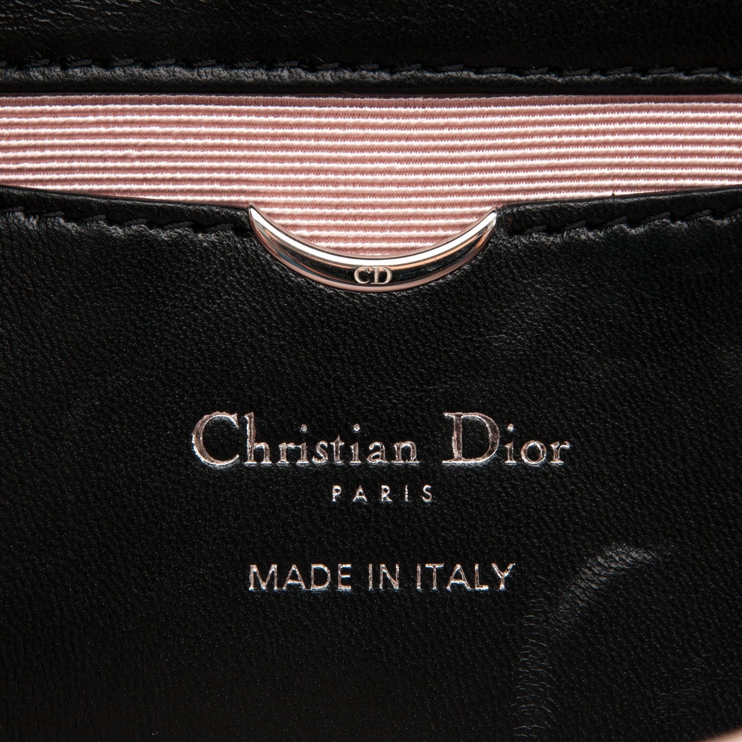 Christian Dior Lambskin Diorama Pochette Black 6 of 6