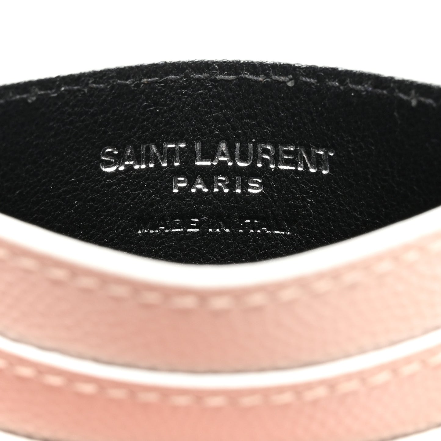 Grain De Poudre Monogram Credit Card Case Rose