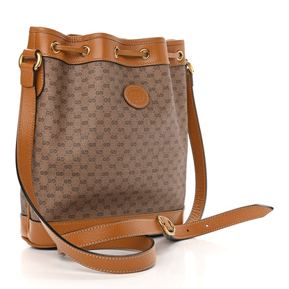 Gucci X DISNEY Mini Vintage GG Supreme Monogram Bucket Bag Beige Vintage Sun Oil 3 of 11