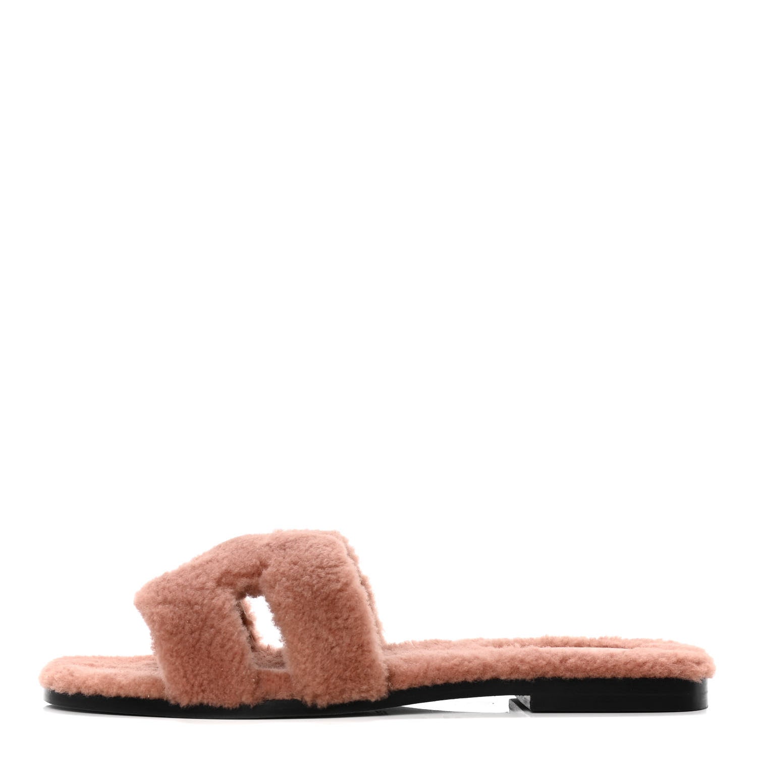 Hermes Woolskin Oran Sandals 40 Rose Aube 1 of 10