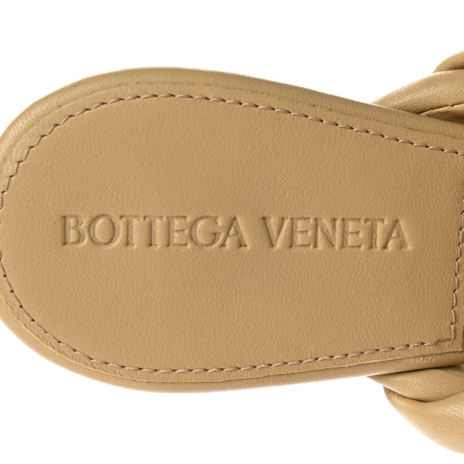 Bottega Veneta Nappa Dot Sandals 37 Cane Sugar 7 of 7