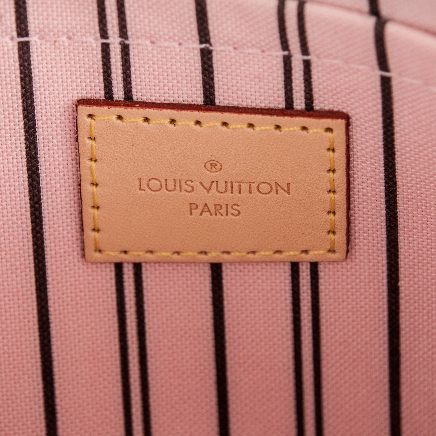 Monogram Neverfull MM GM Pochette Rose Ballerine
