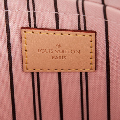 Louis Vuitton Monogram Neverfull MM GM Pochette Rose Ballerine 6 of 7