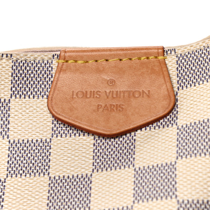 Louis Vuitton Damier Azur Graceful MM Rose Ballerine 7 of 7