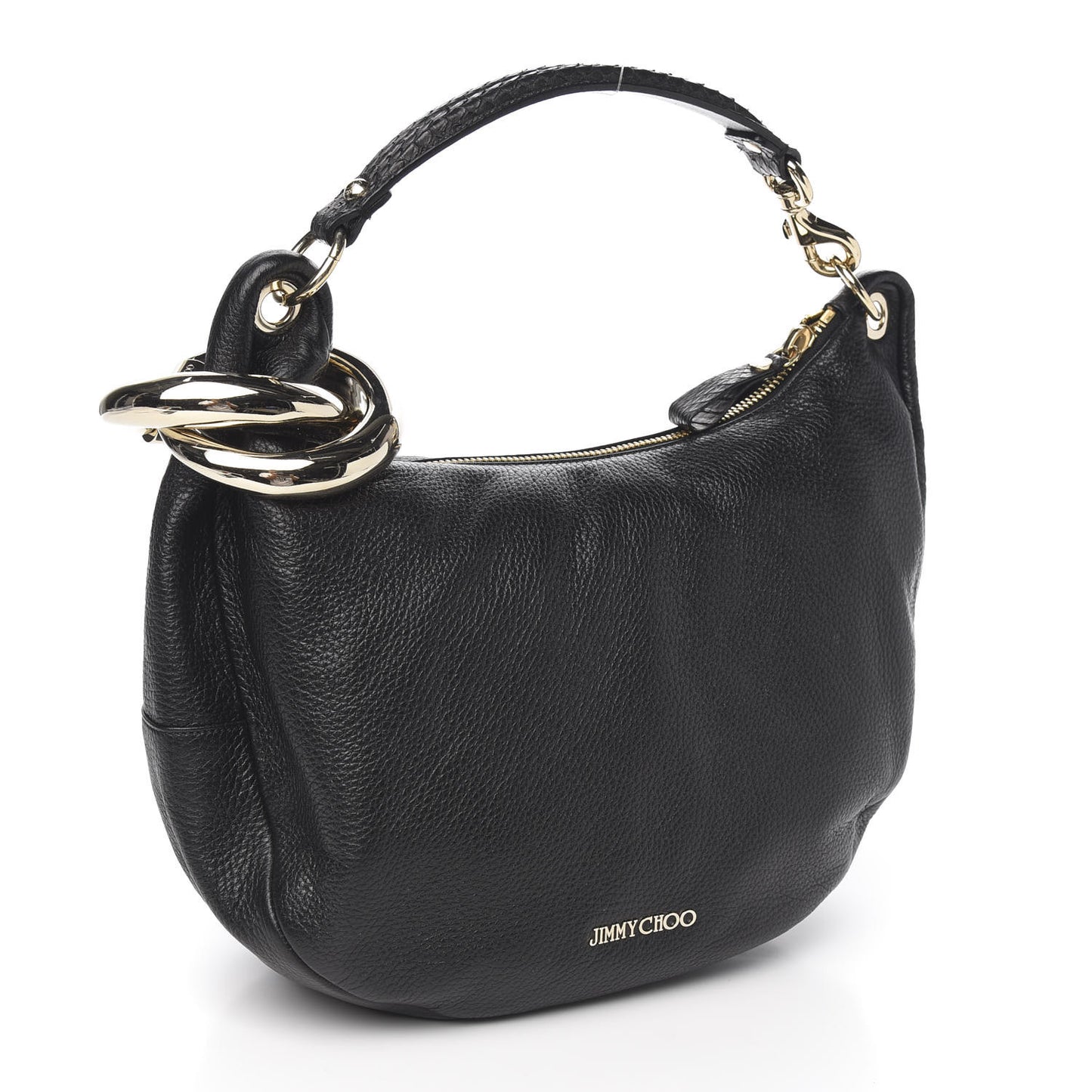 Deerskin Snakeskin Solar Hobo Black