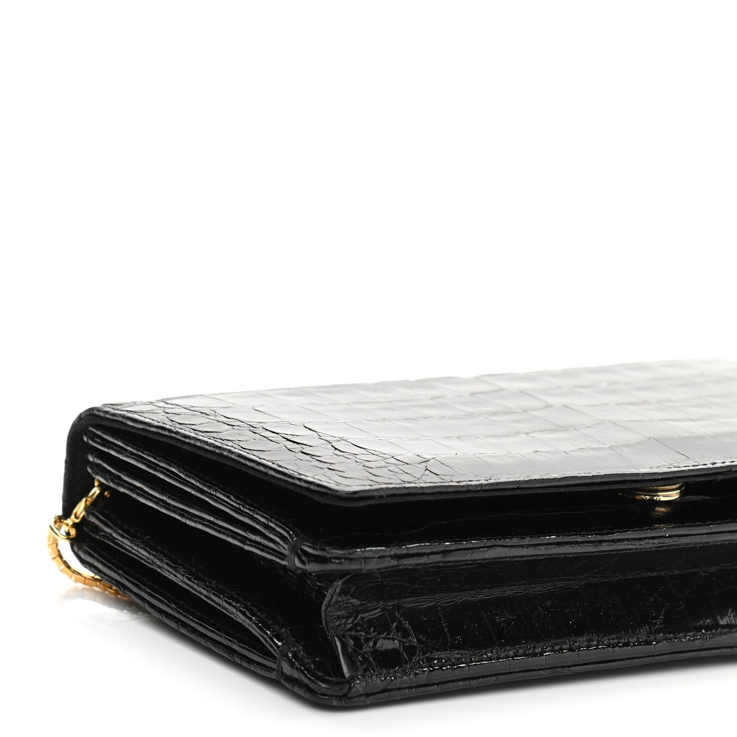 Crocodile Wallet On Chain Black