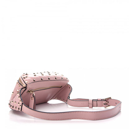Valentino Garavani Lambskin Rockstud Spike Belt Bag 85 Water Rose 3 of 10