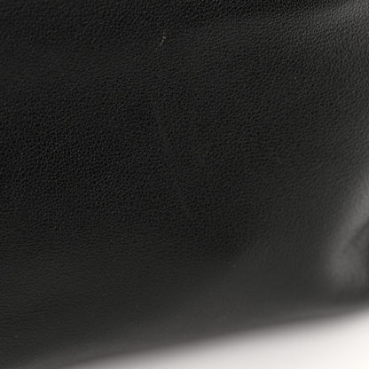 Loewe Calfskin Mini Flamenco Knot Clutch Black 10 of 13