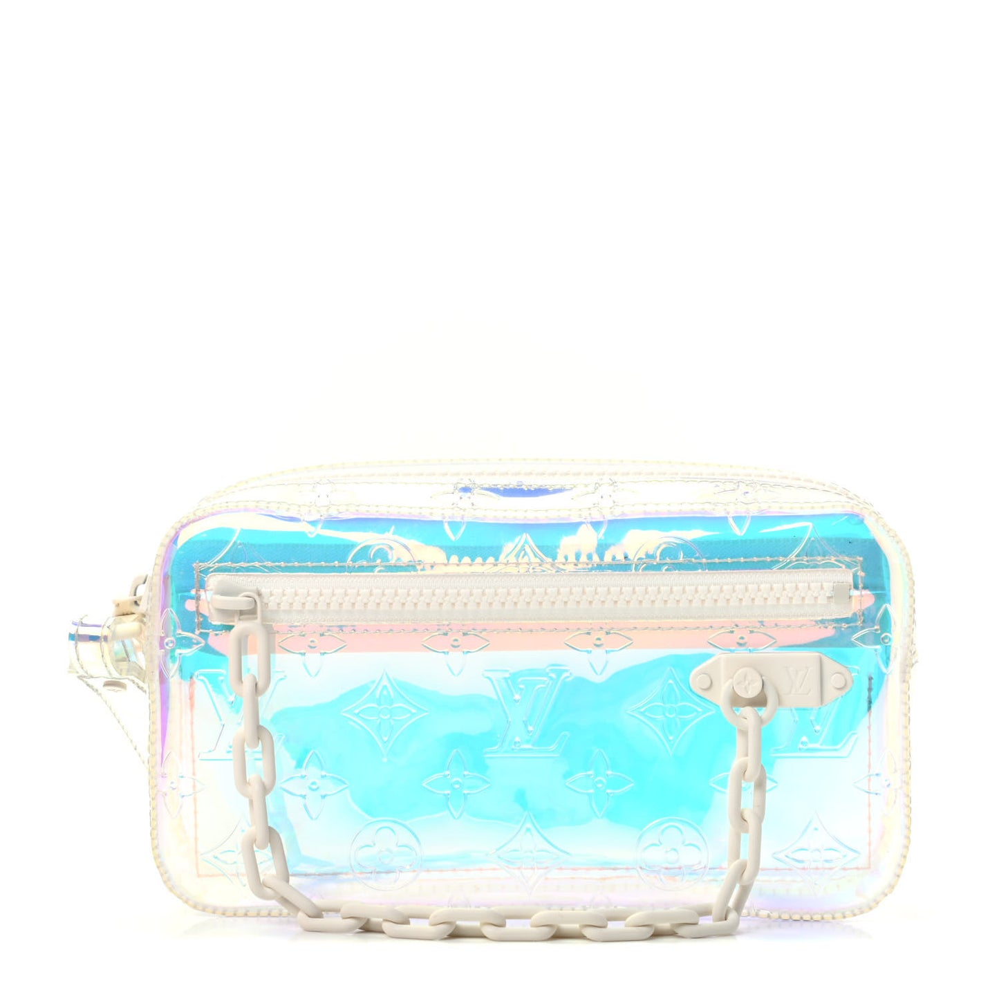 PVC Monogram Pochette Volga Iridescent Prism
