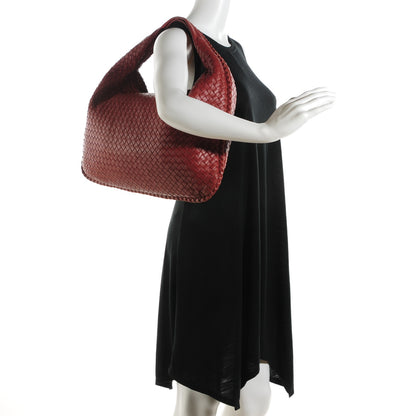 Bottega Veneta Nappa Intrecciato Large Veneta Hobo Burnt Red 2 of 8
