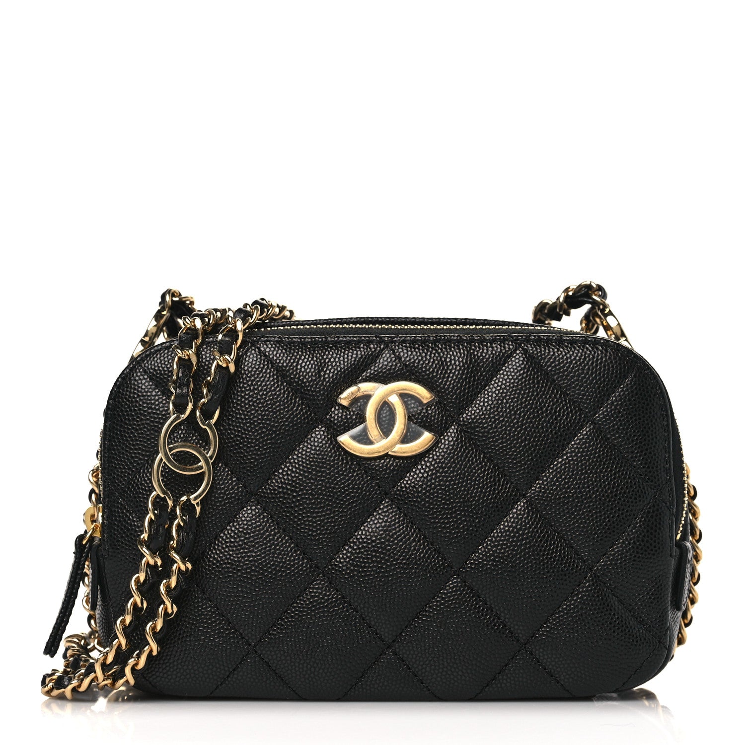 Chanel Caviar Quilted Mini CC You Camera Case Black 1 of 8